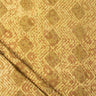 Cotton Yellow Kantha Indian Dabu Hand Block Printed Fabric
