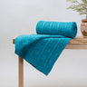 Cozy Cotton Knit Throw Blanket