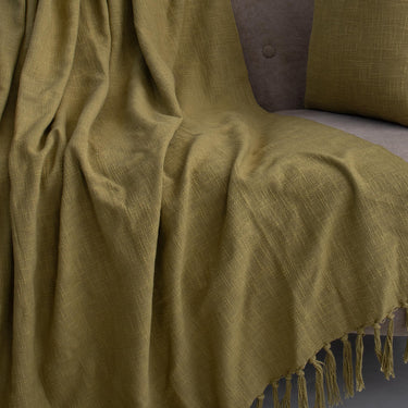 Cozy Plain Sofa Throw with 2 Cushion Cover - Useful Gift Items for Home