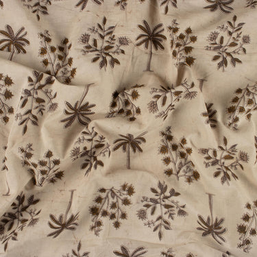 Dabu Block Printed Cotton Running Fabric