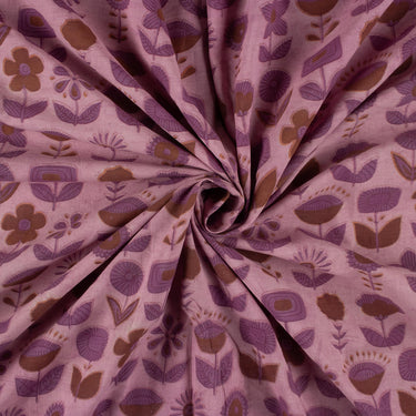 Dabu Floral Block Printed Cotton Best Fabric for Bed Sheets