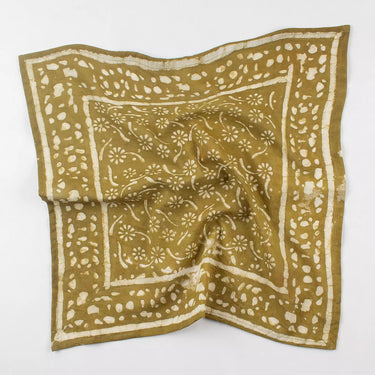 Dabu Hand Block Print Cotton Wrap Bandana for Men & Women