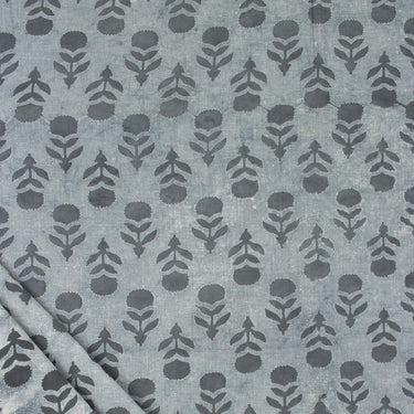 Dabu Kashish Booti Hand Block Print Fabric Pure Cotton 