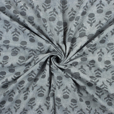 Dabu Kashish Booti Hand Block Print Fabric Pure Cotton 