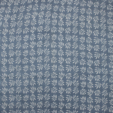 Dabu Kashish Leaf Hand Block Printed Fabric