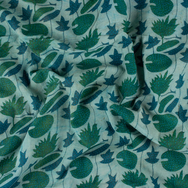 Dabu Leaf Block Printed Cotton Best Fabric For Kurti Online