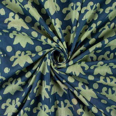 Dabu Organic Cotton Hand Block Printed Fabric