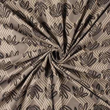 Dabu Printed Cotton Floral Indian Kantha Fabric