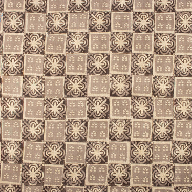 Dabu Pure Cotton Hand Block Printed Floral Kantha Fabric