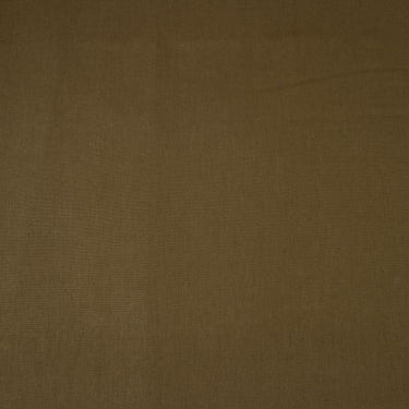 Deep Olive Brown Cotton Flex Fabric for Men's Clothing