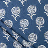 Discharge Cotton Hand Block Printed Fabric