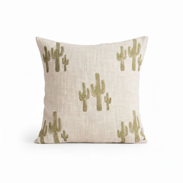 Dmaasa Cactus Block Print Cushion Covers for Sofa Decor