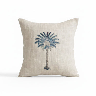 Dmaasa Palm Tree Print Cotton Cushion Cover 16x16