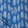 Fish Discharge Hand Block Printed Cotton Fabric