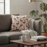 Flamingo Block Printed Cotton Chair Cushion Covers