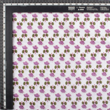 Floral Cotton Hand Block Printed Fabric