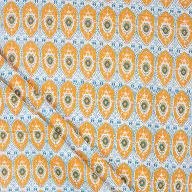  Floral Hand Block Printed Cotton Dress Making Fabric