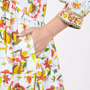Floral Printed Casual Maxi Long Dresses for Women