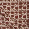 Floral Pure Cotton Hand Block Printed Dabu Kashish Fabric
