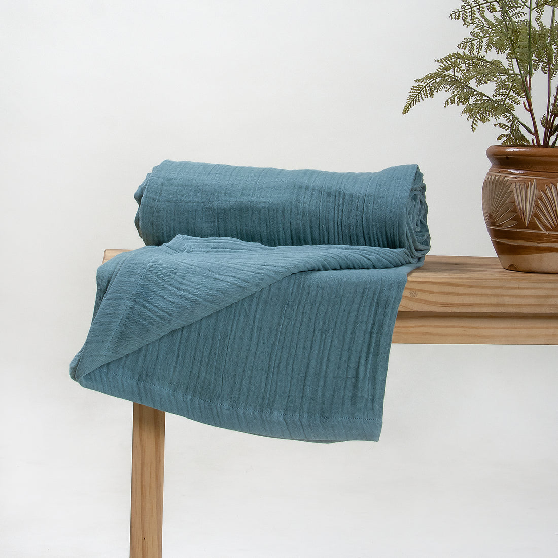 Organic Cotton Gauze Blanket For Home Decor