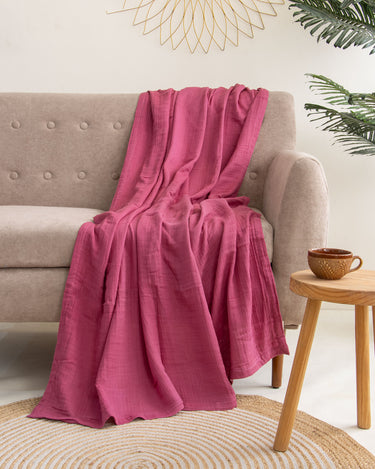 Gauze All Season Soft and Lightweight Throw Blankets