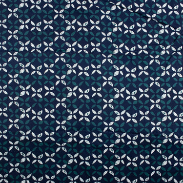 Geometric Hand Block Prited Textile Cotton Fabric