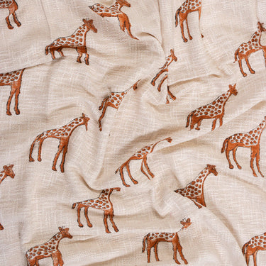 Gift Sets for Women - Giraffe Print Throw with Cushion Cover