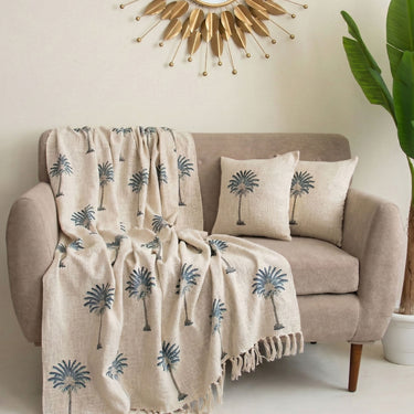 Gifts for Mom on Her Birthday Printed Throw & Cushion Cover
