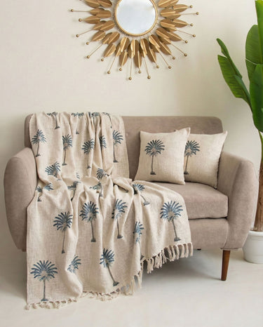 Gifts for Mom on Her Birthday Printed Throw & Cushion Cover