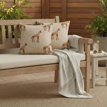 Giraffe Printed Cotton Cushion Covers