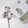 Green Boota Floral Printed Cotton Newborn Swaddle Blankets