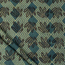 Green Floral Dabu Hand Block Print Kantha Fabric