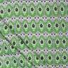 Green Floral Hand Block Printed Fabric Cloth