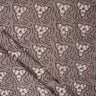 Grey Floral Cotton Dabu Kashish Printed Fabric
