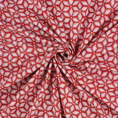 Hand Block Cotton Kantha Print Fabric