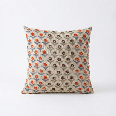 Hand Block Floral Printed Cushion Covers Set