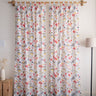 Hand Block Floral Printed Living Room Curtains