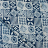 Hand Block Indigo Blue Fabric For Kurti