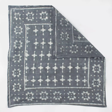 Hand Block Print Cotton Bandana Head Wrap
