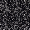 Hand Block Print Cotton Black and White Fabric