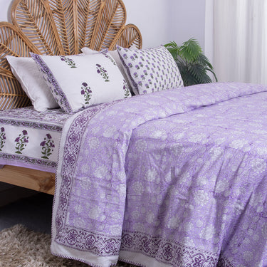 Hand Block Print Cotton Dohar Blanket