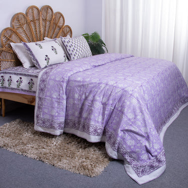 Hand Block Print Cotton Dohar Blanket