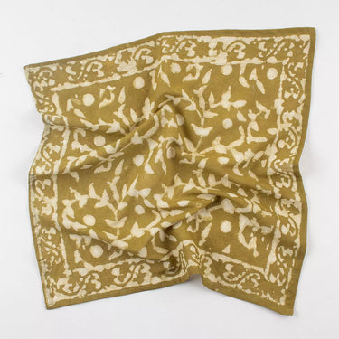 Hand Block Print Cotton Head Wrap Bandana for Men and Women
