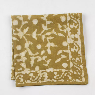Hand Block Print Cotton Head Wrap Bandana for Men and Women