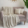 Hand Block Print Cotton Throw with Cushion Cover for Unique Gifts for Women