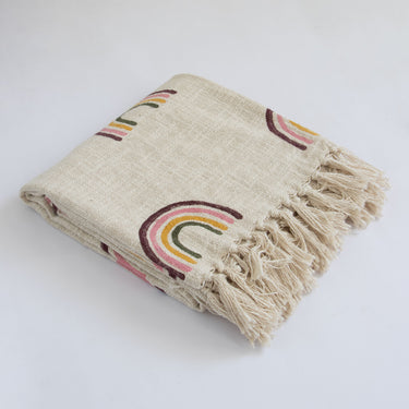 Hand Block Printed Bed Throw Blanket