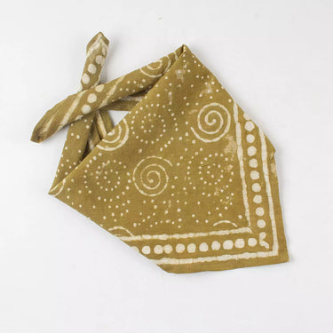 Hand Block Printed Cotton Bandana Multi-Purpose