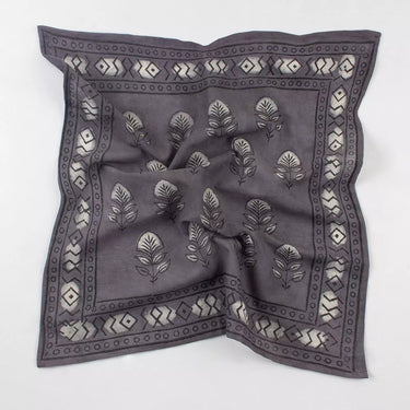 Hand Block Printed Cotton Bandana for Men & Women
