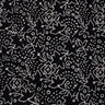 Hand Block Printed Cotton Black And White Fabric