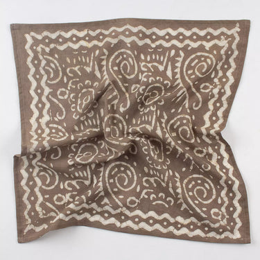 Hand Block Printed Cotton Mens Head Bandana